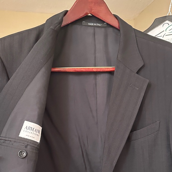 Armani Collezioni Dark Gray Men's Suit - Picture 2 of 12